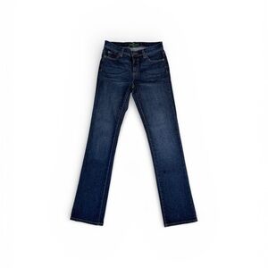 Lauren Ralph Lauren Dark Blue Denim Classic Straight Leg Women’s Jeans Sz 2